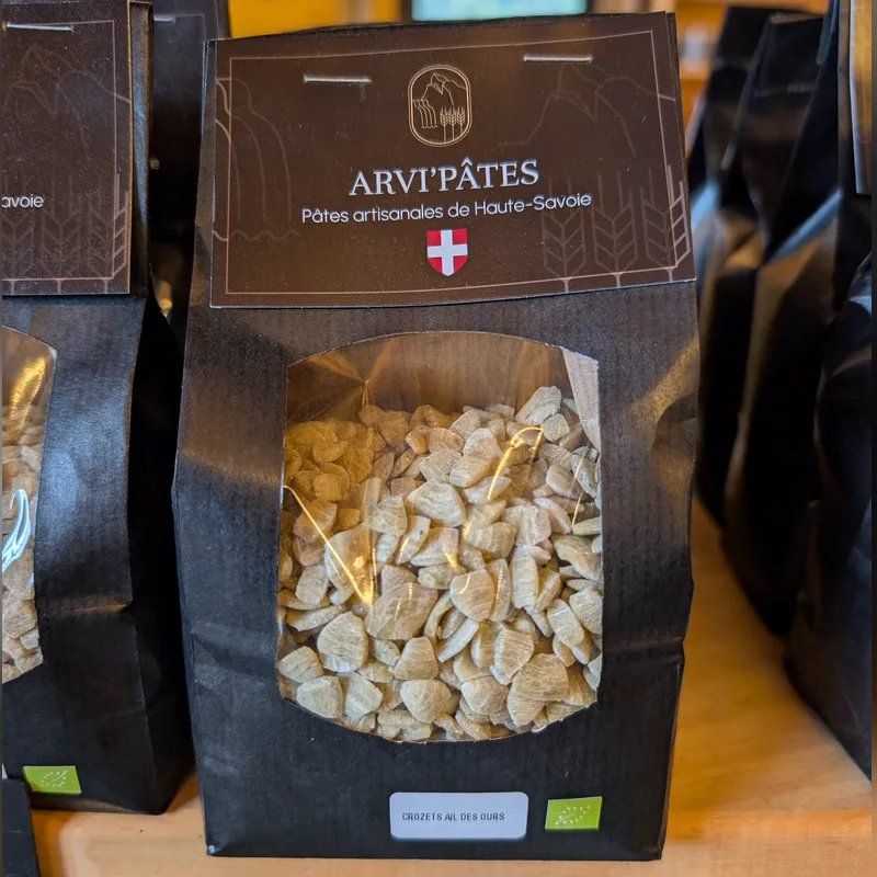 Paquet de crozets à l'ail des ours bio Arvi'Pâtes